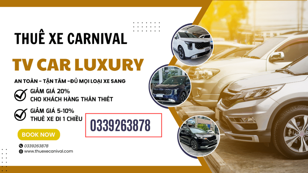 cho thuê xe canival 01